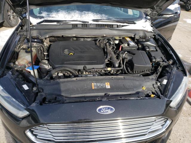 3FA6P0HD9ER367974 - 2014 FORD FUSION SE BLACK photo 11