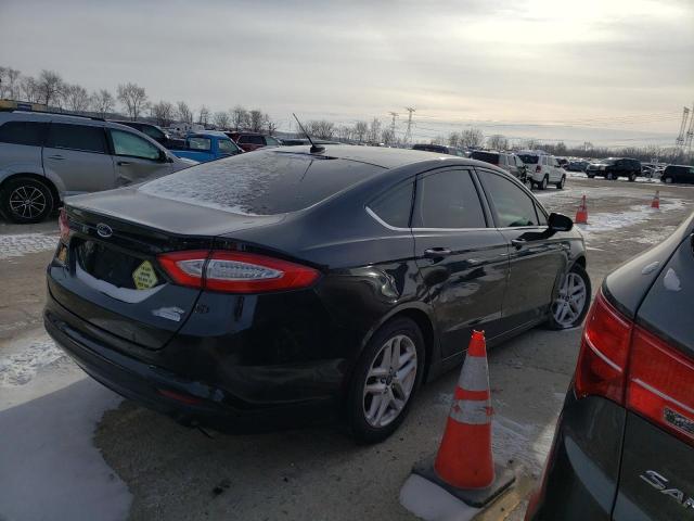 3FA6P0HD9ER367974 - 2014 FORD FUSION SE BLACK photo 3