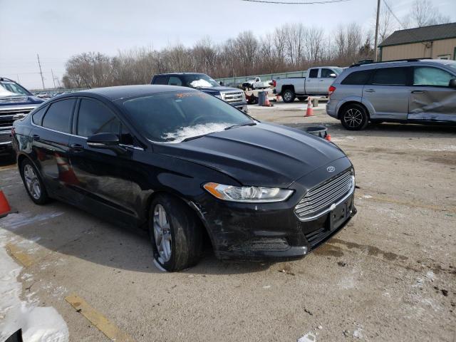 3FA6P0HD9ER367974 - 2014 FORD FUSION SE BLACK photo 4