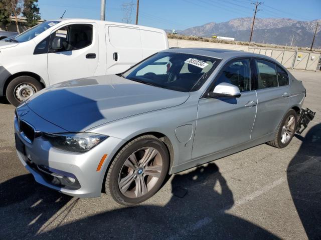 WBA8E1C37HA158922 - 2017 BMW 330E SILVER photo 1