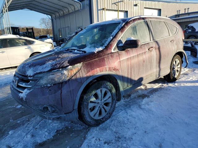 5J6RM3H74CL015919 - 2012 HONDA CR-V EXL MAROON photo 1