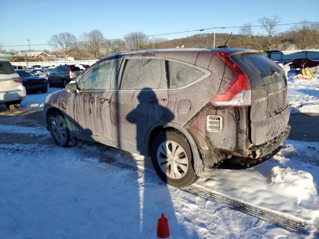 5J6RM3H74CL015919 - 2012 HONDA CR-V EXL MAROON photo 2