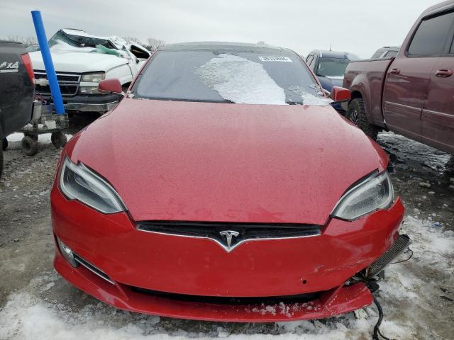 5YJSA1E26GF161504 - 2016 TESLA MODEL S RED photo 5