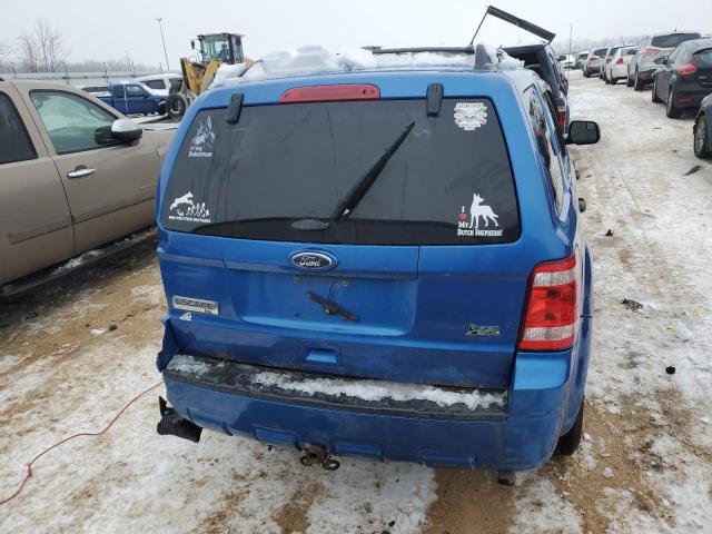 1FMCU9DG3BKC60859 - 2011 FORD ESCAPE XLT BLUE photo 6