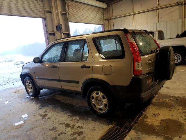 SHSRD68546U408504 - 2006 HONDA CR-V LX BEIGE photo 2