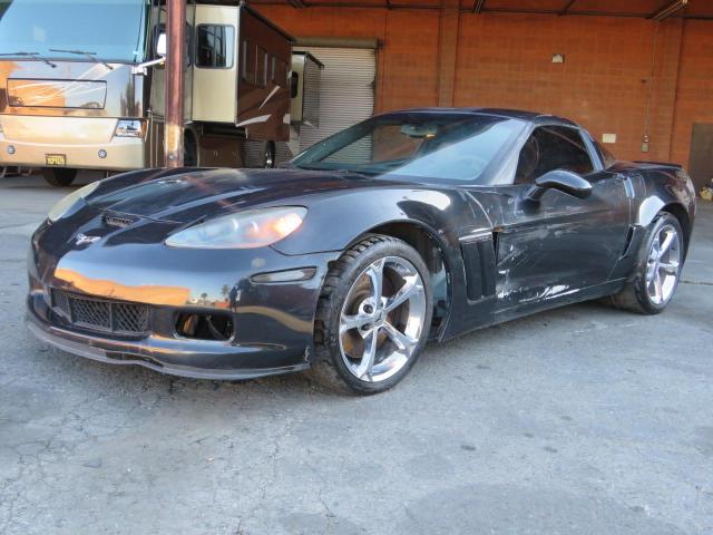 1G1YW2DW7C5104691 - 2012 CHEVROLET CORVETTE GRAND SPORT BLACK photo 2