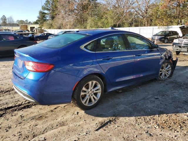 1C3CCCAB4FN745033 - 2015 CHRYSLER 200 LIMITED BLUE photo 3