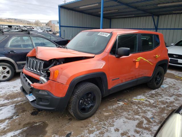 ZACCJBAB3HPE58000 - 2017 JEEP RENEGADE SPORT ORANGE photo 1