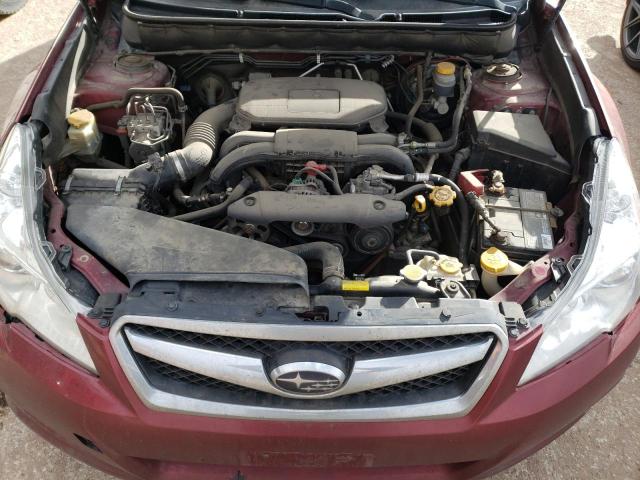 4S3BMBG69A3223480 - 2010 SUBARU LEGACY 2.5I PREMIUM RED photo 11