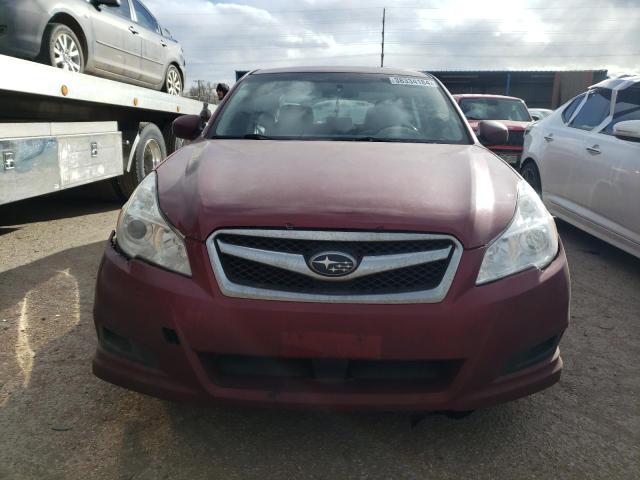 4S3BMBG69A3223480 - 2010 SUBARU LEGACY 2.5I PREMIUM RED photo 5