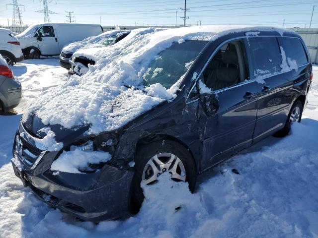 5FNRL387X6B071783 - 2006 HONDA ODYSSEY EXL BLUE photo 1