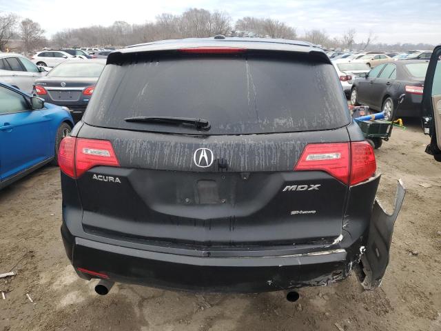 2HNYD283X8H512416 - 2008 ACURA MDX TECHNOLOGY BLACK photo 6