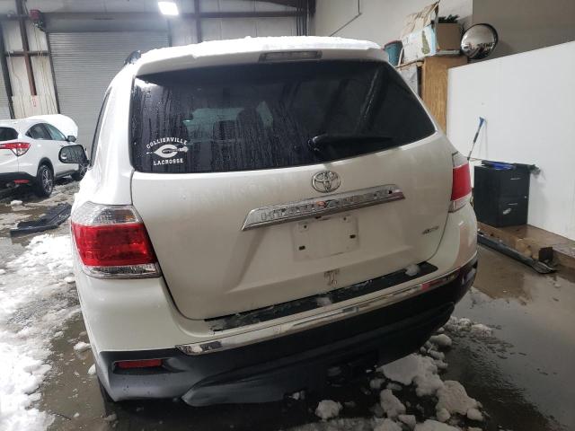 5TDDK3EH5DS228204 - 2013 TOYOTA HIGHLANDER LIMITED WHITE photo 6