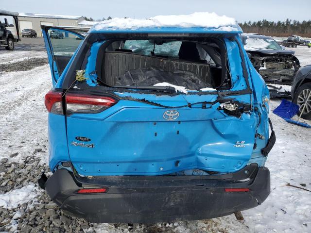 2T3F1RFV2LC134198 - 2020 TOYOTA RAV4 LE BLUE photo 6