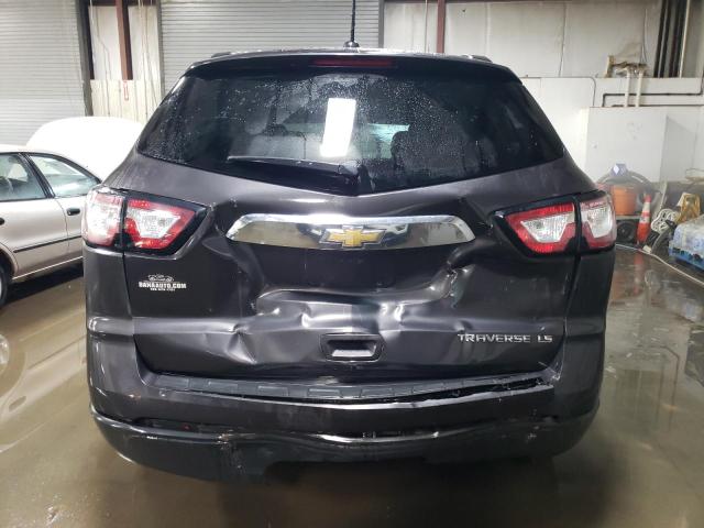 1GNKRFED3GJ199456 - 2016 CHEVROLET TRAVERSE LS GRAY photo 6