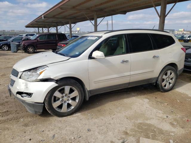 1GNKRLED4BJ354376 - 2011 CHEVROLET TRAVERSE LTZ CREAM photo 1