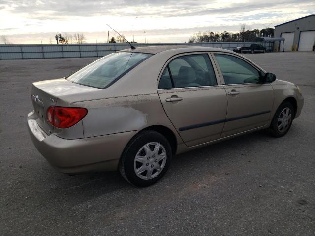 1NXBR32E45Z376236 - 2005 TOYOTA COROLLA CE GOLD photo 3