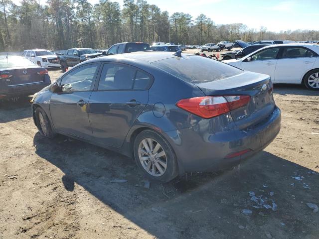 KNAFX4A65E5137233 - 2014 KIA FORTE LX GRAY photo 2