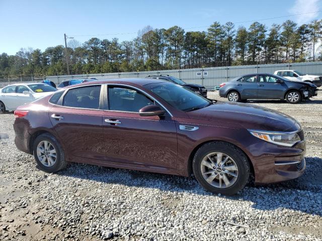 5XXGT4L36GG031832 - 2016 KIA OPTIMA LX BURGUNDY photo 4