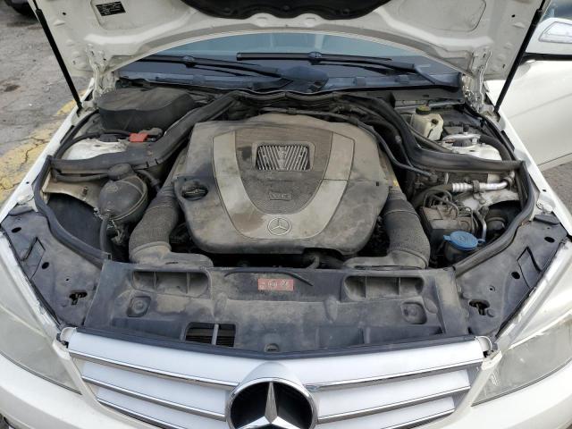 WDDGF56X98F079763 - 2008 MERCEDES-BENZ C 350 WHITE photo 11