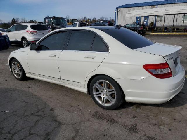 WDDGF56X98F079763 - 2008 MERCEDES-BENZ C 350 WHITE photo 2