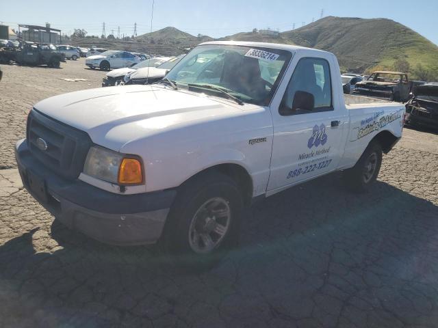 1FTYR10D05PA03223 - 2005 FORD RANGER WHITE photo 1