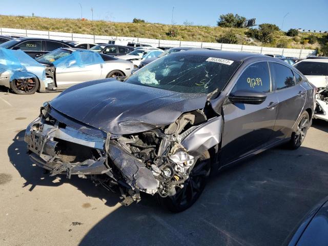 2HGFC2F85KH549722 - 2019 HONDA CIVIC SPORT 灰色 照片 1