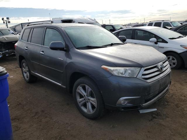 5TDDK3EH4DS209188 - 2013 TOYOTA HIGHLANDER LIMITED GRAY photo 4