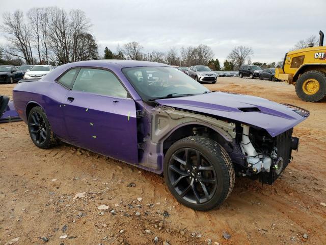 2C3CDZAG3KH661543 - 2019 DODGE CHALLENGER SXT PURPLE photo 4