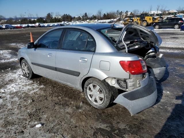 KNADE123276261327 - 2007 KIA RIO BASE SILVER photo 2