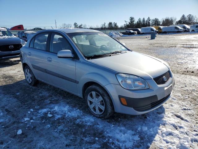 KNADE123276261327 - 2007 KIA RIO BASE SILVER photo 4