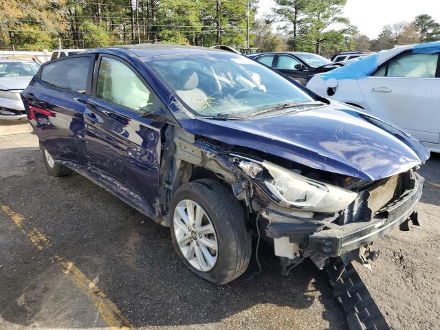 5NPDH4AE0EH511908 - 2014 HYUNDAI ELANTRA SE BLUE photo 4