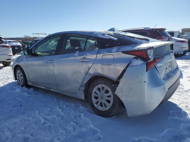 JTDKARFU2K3090032 - 2019 TOYOTA PRIUS SILVER photo 2