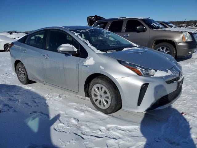 JTDKARFU2K3090032 - 2019 TOYOTA PRIUS SILVER photo 4