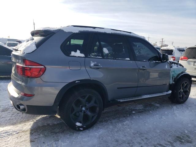 5UXZV4C53BL416213 - 2011 BMW X5 XDRIVE35I GRAY photo 3