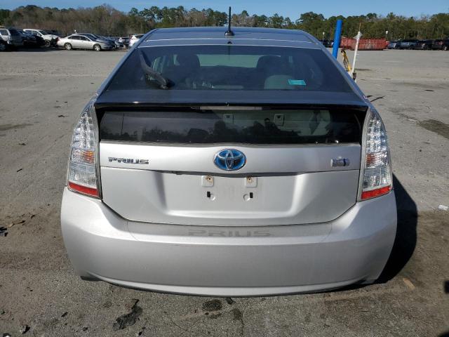 JTDKN3DU9B0291786 - 2011 TOYOTA PRIUS SILVER photo 6