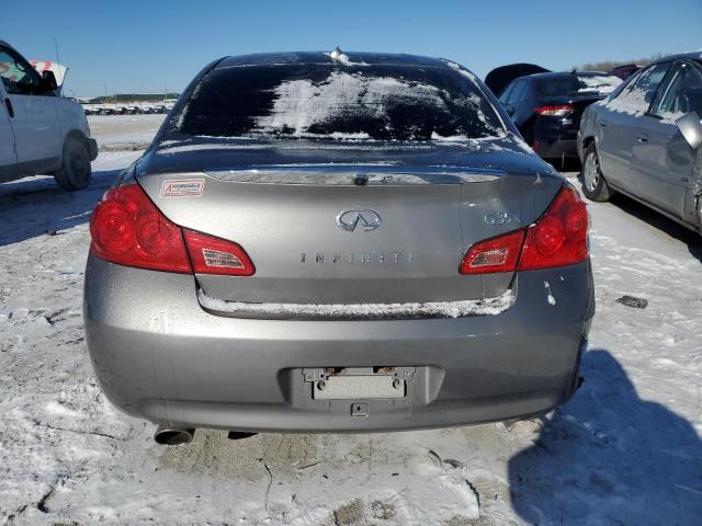 JNKBV61F98M266409 - 2008 INFINITI G35 SILVER photo 6