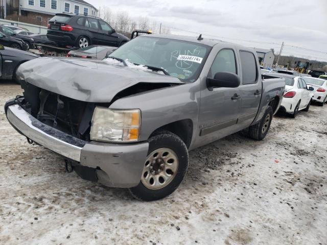 2GCEC13C771506786 - 2007 CHEVROLET SILVERADO C1500 CREW CAB GRAY photo 1