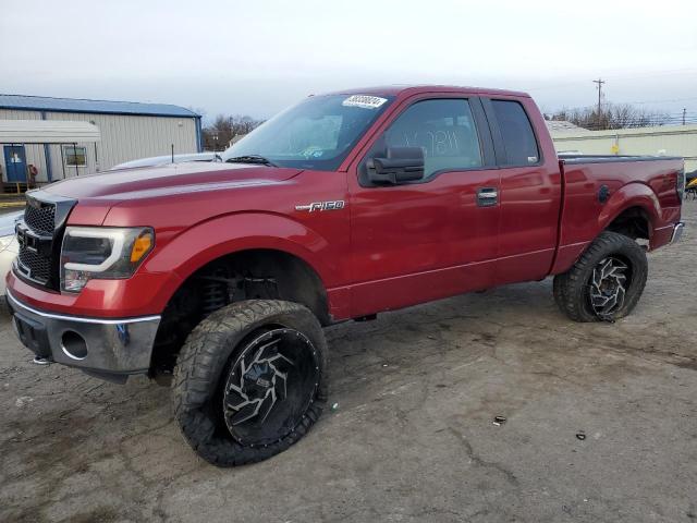 1FTFX1ET3DFD88407 - 2013 FORD F150 SUPER CAB RED photo 1