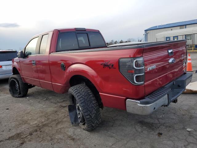 1FTFX1ET3DFD88407 - 2013 FORD F150 SUPER CAB RED photo 2
