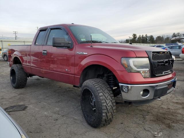 1FTFX1ET3DFD88407 - 2013 FORD F150 SUPER CAB RED photo 4