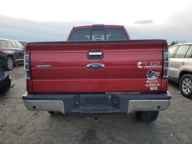 1FTFX1ET3DFD88407 - 2013 FORD F150 SUPER CAB RED photo 6