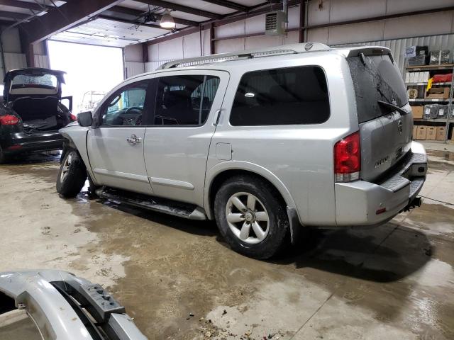 5N1AA0NC6AN624101 - 2010 NISSAN ARMADA SE SILVER photo 2