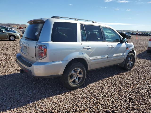 2HKYF18507H517707 - 2007 HONDA PILOT EXL SILVER photo 3