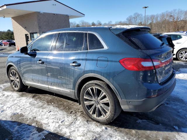 2LMTJ8LP5GBL23289 - 2016 LINCOLN MKX RESERVE BLUE photo 2