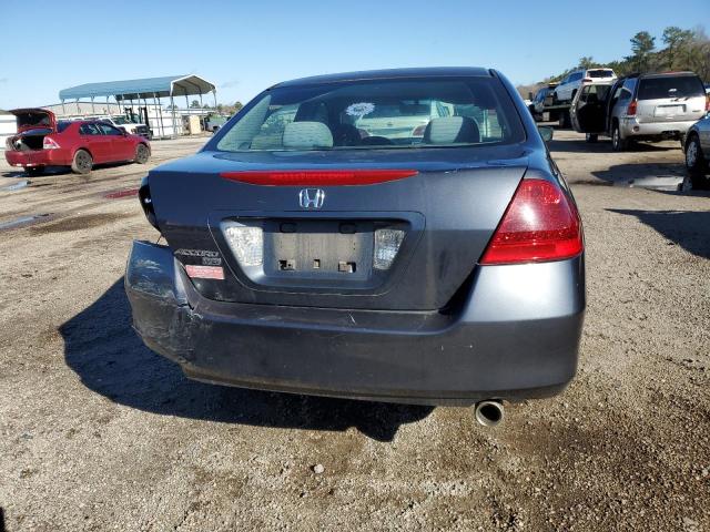 1HGCM66497A022664 - 2007 HONDA ACCORD SE GRAY photo 6