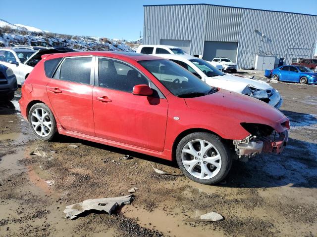 JM1BK343781838136 - 2008 MAZDA 3 HATCHBACK RED photo 4