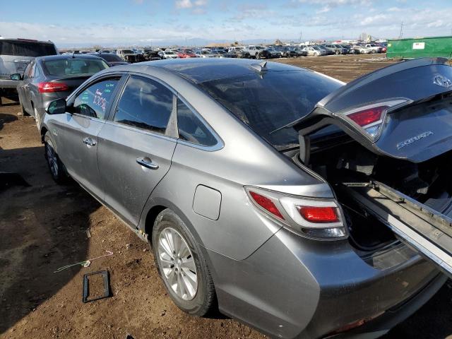 KMHE24L3XHA062312 - 2017 HYUNDAI SONATA HYBRID GRAY photo 2