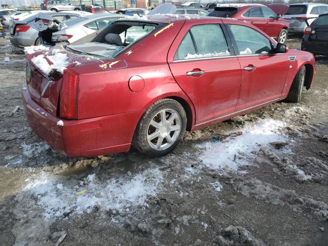 1G6DZ67A680170077 - 2008 CADILLAC STS RED photo 3