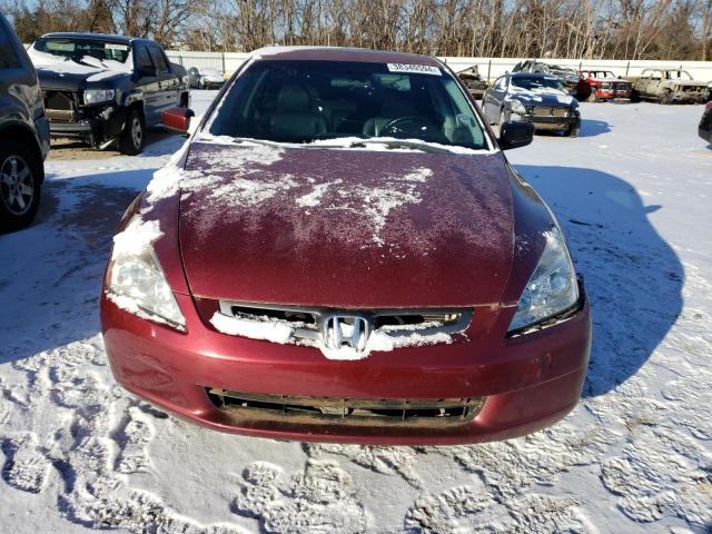 1HGCM66584A010848 - 2004 HONDA ACCORD EX RED photo 5